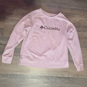 Columbia Women's Light Pink Crew Neck Sweater